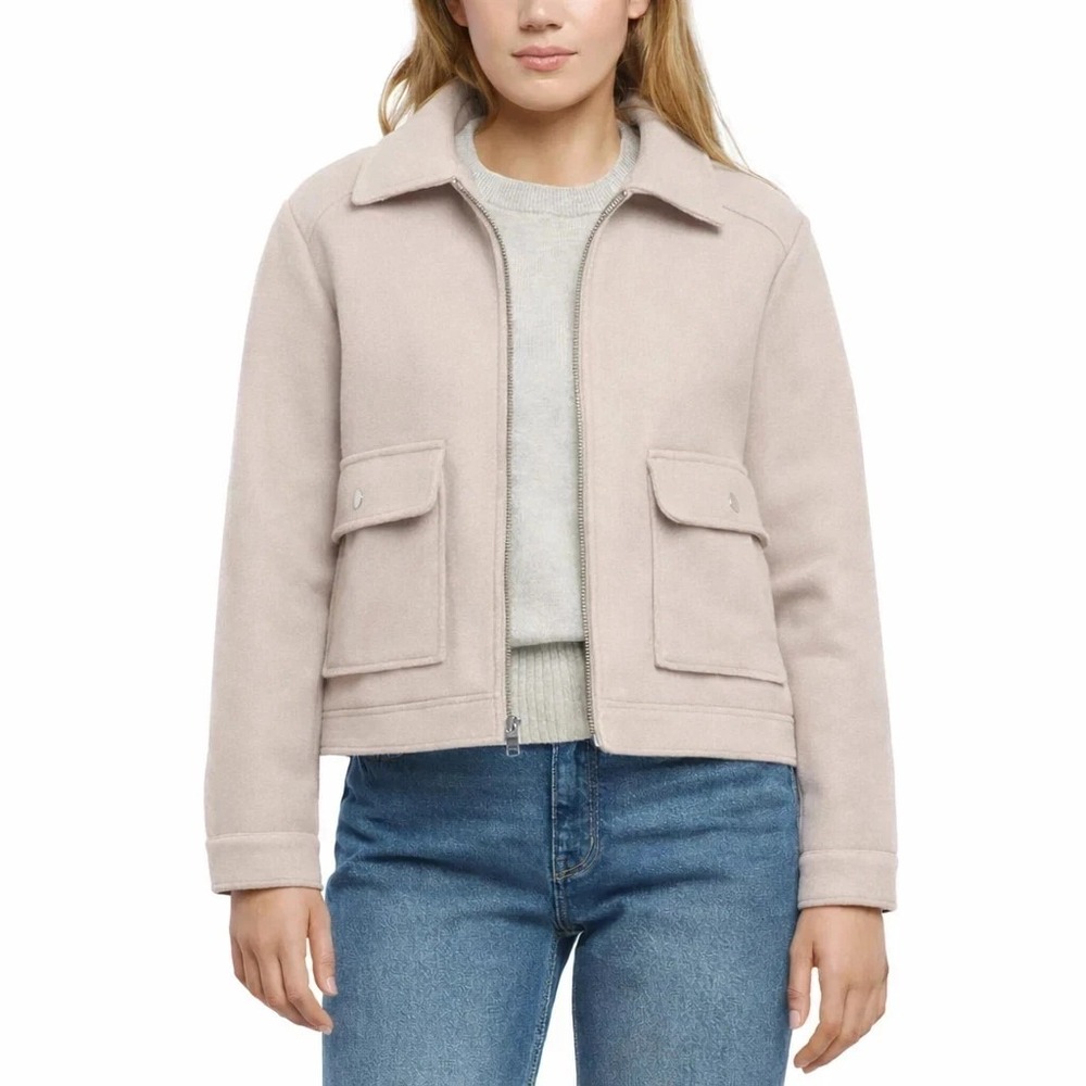 Banana Republic Women's Full Front Zip Jacket Taupe Size XL NWT - Picture 2 of 10